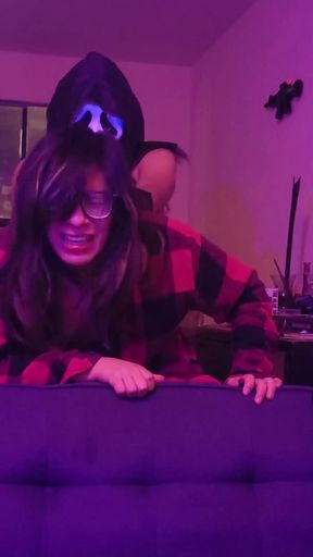 Ghostface fuck hard a nerdy femboy   Clip 1