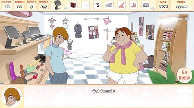 He Cums On His Sexy Step Mom's Ass While Oiling Her Body From The Back(18+) - Milftoon Gameplay Part3