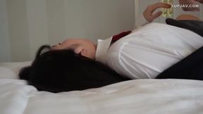 Maha-chan's Teenage Desires: Uniform Ripped Off, Deep-Throat Debut on POV, Uncensored