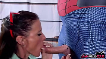 Cougar Seductress Sofie Marie Sucks Spider Mans Huge Dick