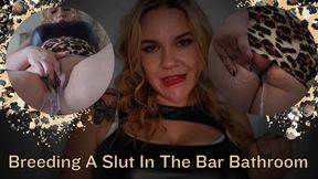 Breeding A Slut In The Bar Bathroom