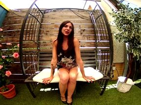 VR Lullu Young Dirty BDSM Solo: Petite Goddess Clamps & Flog Tease in 360