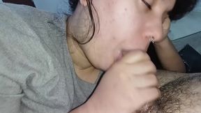best blowjob and handjob ever, she puts the dick inside her throat driving him crazy?????????????????????????????