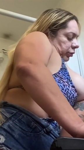 Naughty Day Laborer Helps Her Wheelchair Boss Can't Resist and Fucks Him Hot