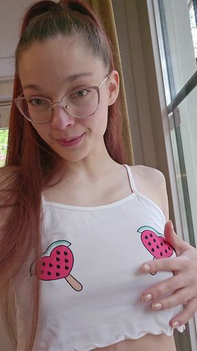 Public Restroom or Wait Until We Get Home? Redhead POV Blowjob