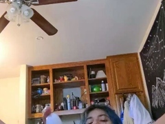 Amateur brunette ariana marie solo toying