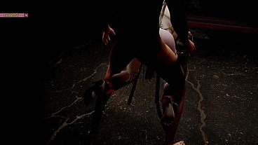 Beauty warrior at prison - 3D_Animation