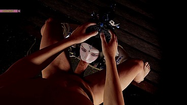 Beauty warrior at prison - 3D_Animation