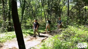 REALITY DUDES - Parker Heyes Gets Hard Watching Kyle Connors And Jax Thirio Fuck Out In The Woods