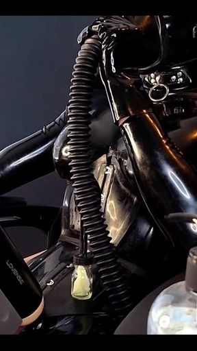 Bondage Hood Milking Training Mistress
