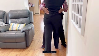 Cuckold Husband Shares His Wife with Boss - Desi MILF Mouthfucked Harder and Rough Sex