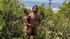 orgy bareback interracial in the beach