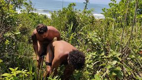 orgy bareback interracial in the beach