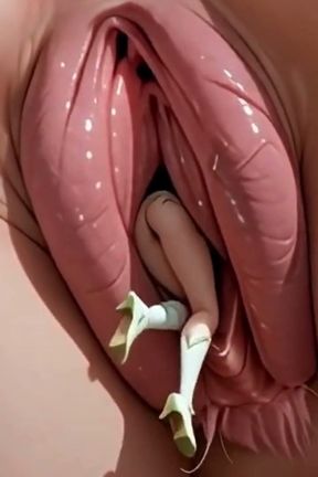 The New Definition of Glory Hole, Step Inside That Giant Pussy, Waifu Hentai Animation