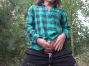 Dancing Dick - Cuming next to freeway XD