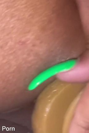 Close up Dildo Anal Masturbation