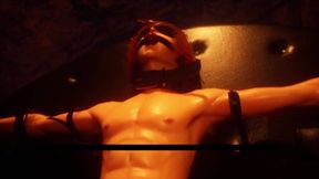 Hot BDSM scenes with hero and witch - Japanese Hentai Game