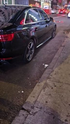 Pissing in a american street dressed like a bitch