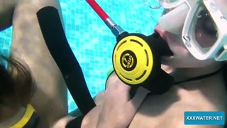 Swimming and fucking babes Minnie Manga and Candy