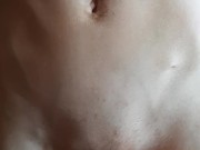 Brought to orgasm with chewing gum