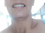 Compilation of outdoors and public flashing, pussy play and cum walk