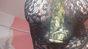 Anal,dp and tits sucking in fishnets