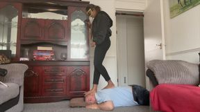 Miss Kassy head And Back Trampling