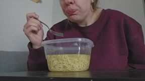 Slurping Up Lunch