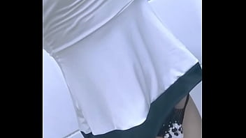 Cumshot so hard with skirt uniform