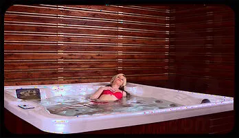 Denni’s Steamy Hot Tub Solo – Blonde Hungarian Babe Best compilation