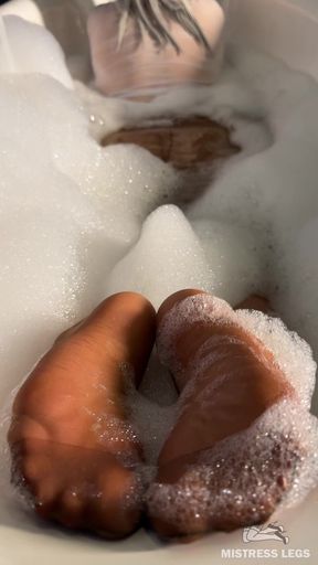 Pee Compilation From a Mistress in White Stockings and Nude Tights