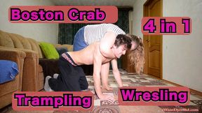 Boston Crab, Trampling & Wrestling on the Bed – Total Domination