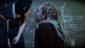 Leashed Crawling Girl - Dark House 2 #1