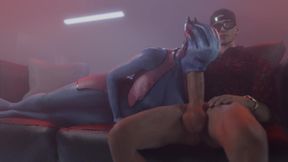 Liara X Miranda (no Sound) - Futa Shemale