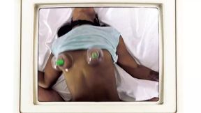 Doctor pounds vulnerable unstaged in deepthroat facial POV