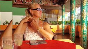 Mature Blonde Wife Enjoys Sex in Pareo