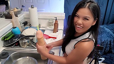 Cindy Starfall Tifa Cosplay - Making Cum