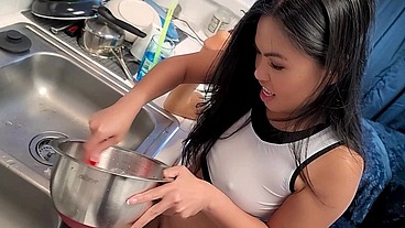 Cindy Starfall Tifa Cosplay - Making Cum