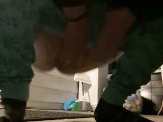 Pissing off the back porch