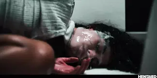 Toilet Tryst - Mia Nix gets filled up deepthroat