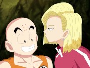 Android 18 and Krillin parody xxx from Dragon Ball Super (Reloaded)