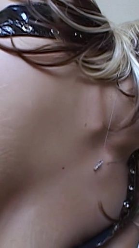 Blonde Babe Double Stuffed by Throbbing BBC - Leaking Everywhere
