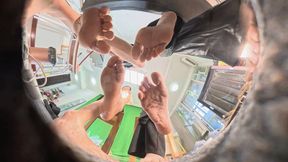 8K VR 360 Four Giant POV Training Jamie