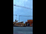 1ncandenza jerks off naked on a garage rooftop