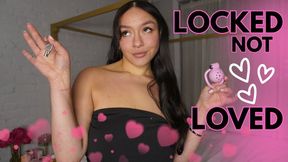 Locked, Not Loved! Valentine's Day Chastity Encouragement and Small Penis Humiliation