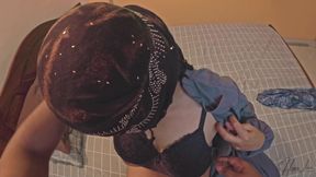 Malaysian Hijab MILF with Brother-in-law