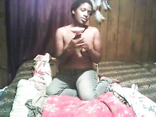 playing with my candle