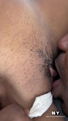 Emotional moment from &quot;He licks and sucks my tight pussy  -amateur couple- nysdel&quot;
