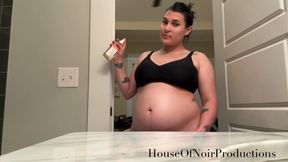23 week Belly Oiling JOI Worship
