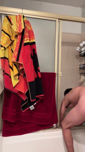 Removing My Pants and Socks to Get in the Shower